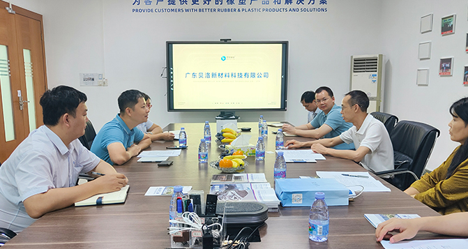 东莞市工信局、市倍增办领导一行莅临PA旗舰厅新材参观指导